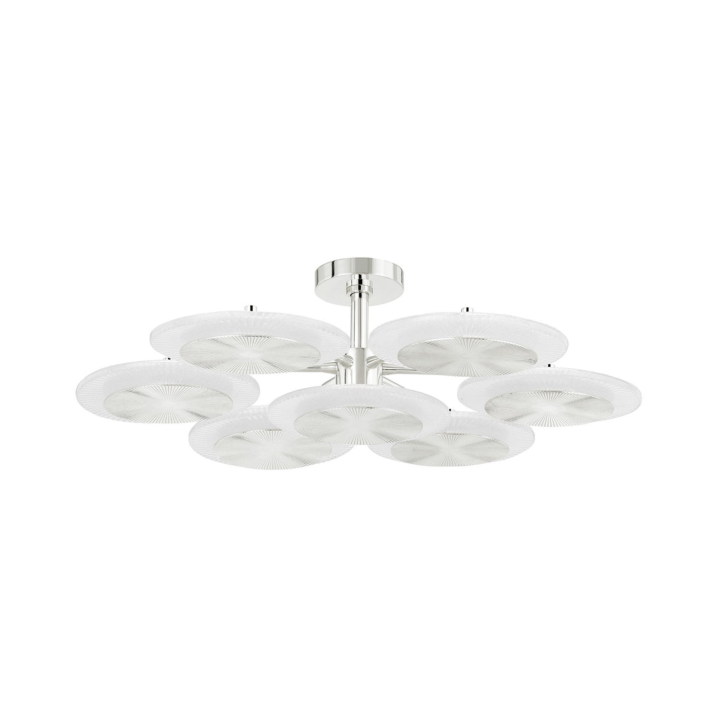 Andrew Martin Topaz Ceiling Light Polished Nickel