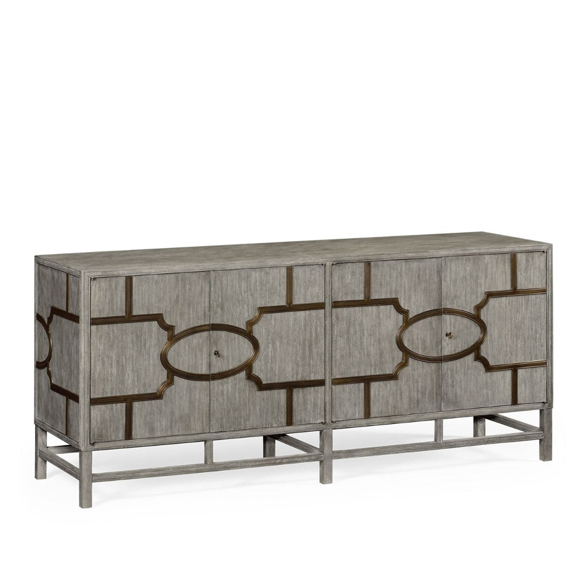 William Yeoward | Hewlett Glazed Buffet Greyed Oak