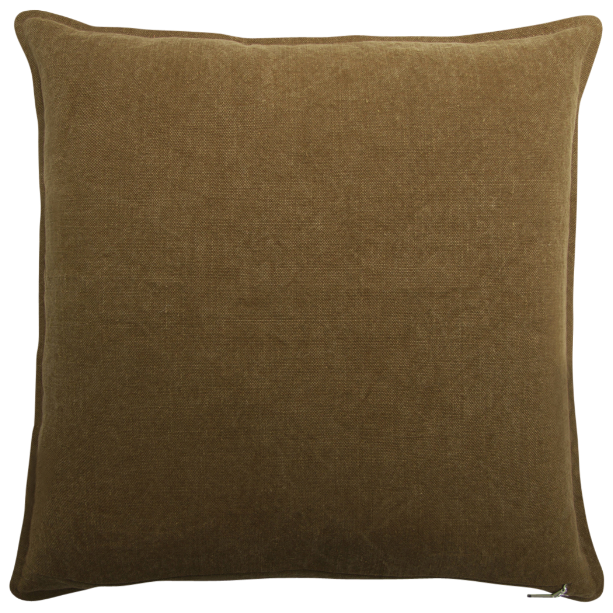de Le Cuona | Silk Velvet And Linen Flange Cushion