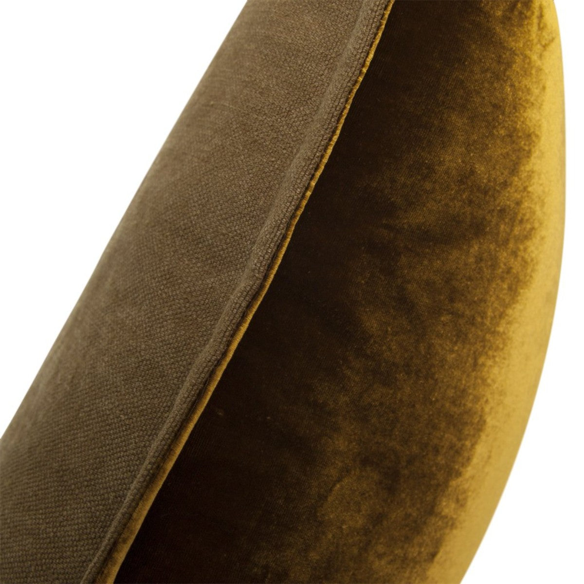de Le Cuona | Silk Velvet And Linen Flange Cushion