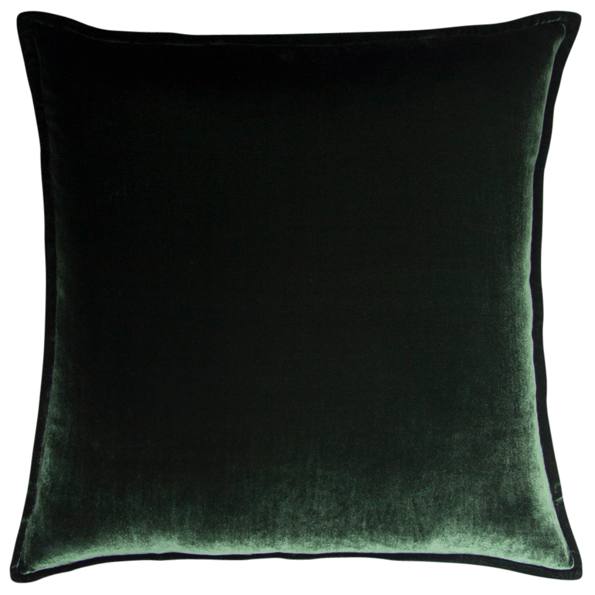 de Le Cuona | Silk Velvet And Linen Flange Cushion