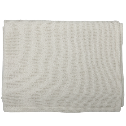 de Le Cuona | Merino Wool Waffle Throw Cream