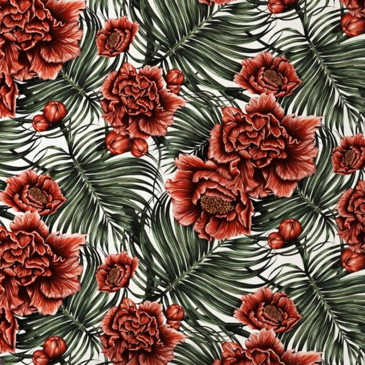 Charlotte Jade | Pomegranate Flowers | Wallpaper
