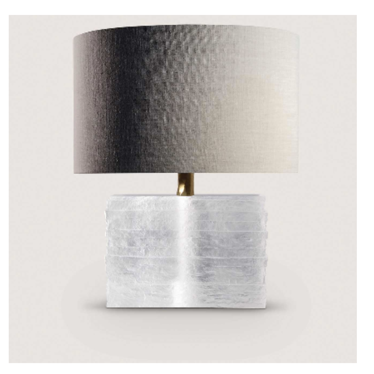 Porta Romana I Crystal Strata Lamp
