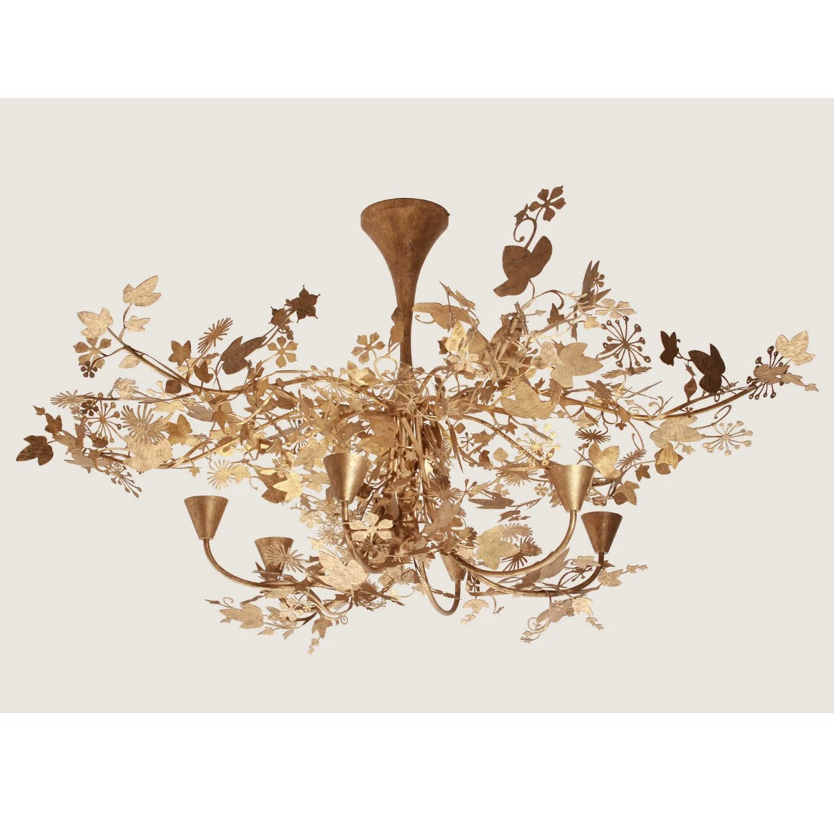 Porta Romana | Ivy Shadow Ceiling Light Large with Flute