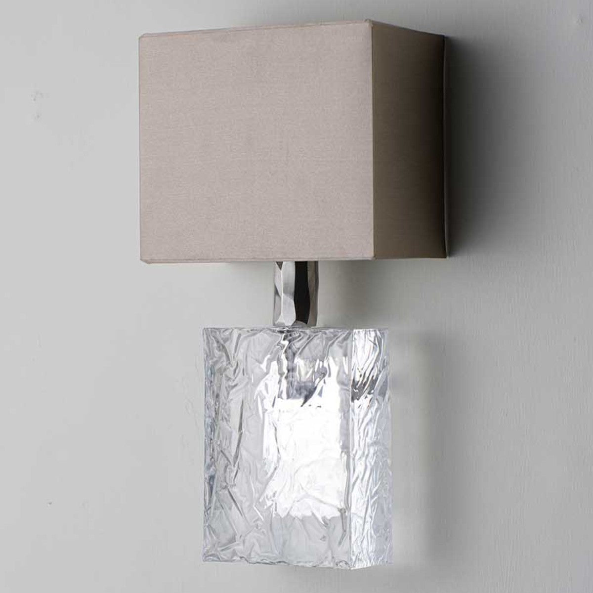 Porta Romana I Marlin Bathroom Wall Light | Perspex with Nickel