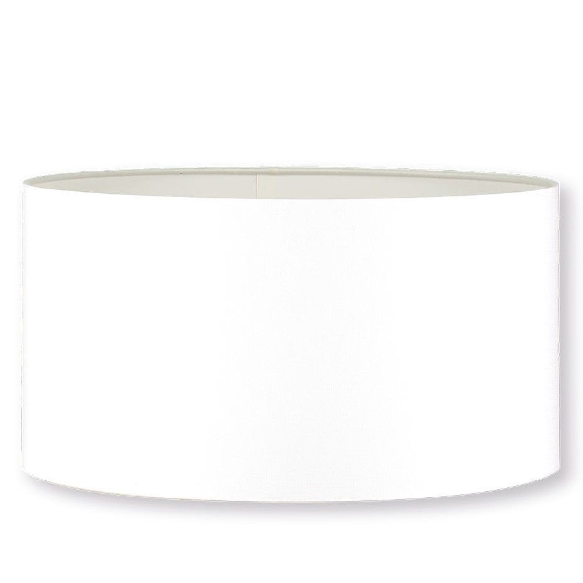 William Yeoward | Oval Lampshade in Satin with White Liner | 47 cm