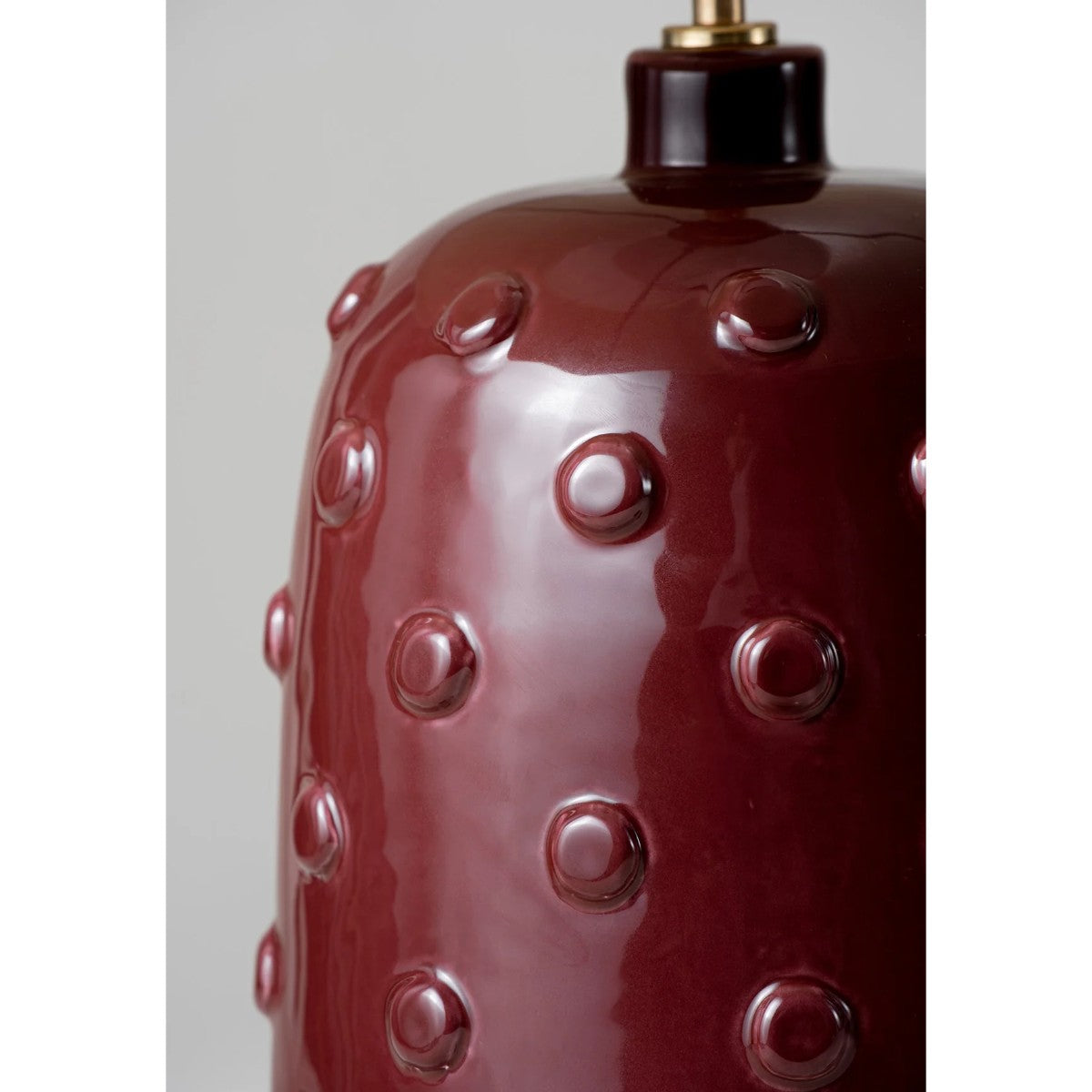 Porta Romana | Button Lamp Large | Cranberry