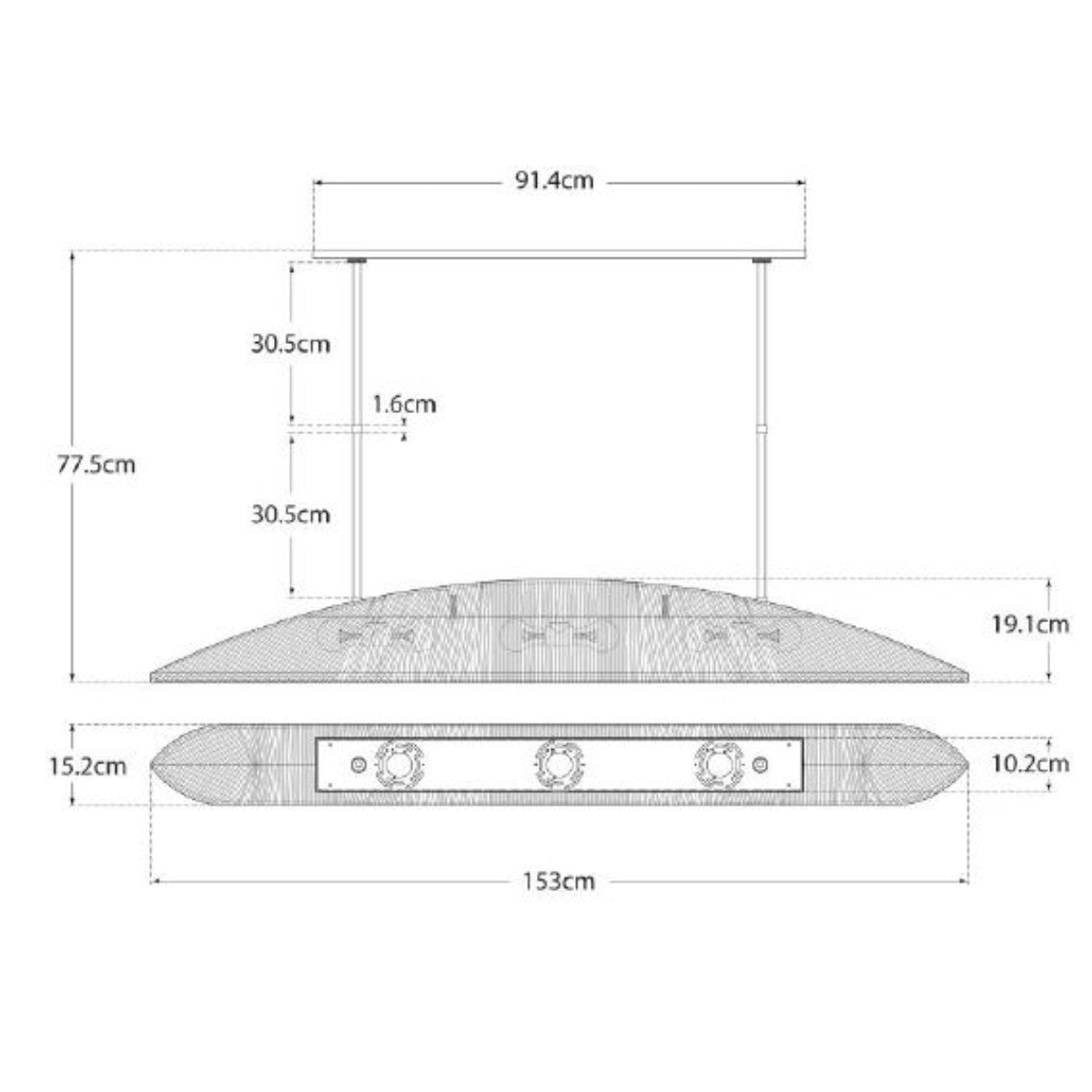 Kelly Wearstler | Utopia Linear Pendant Light