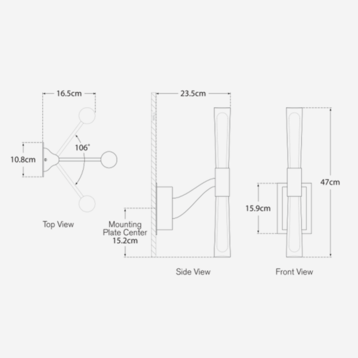 AERIN | Brenta Single Wall Light