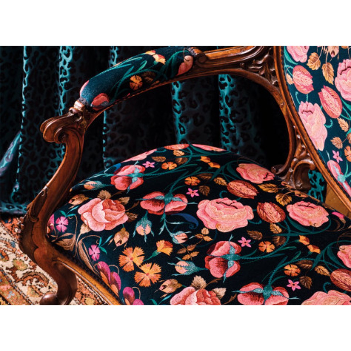 ROMO | Temperley London | Bonita Velvet Rosa