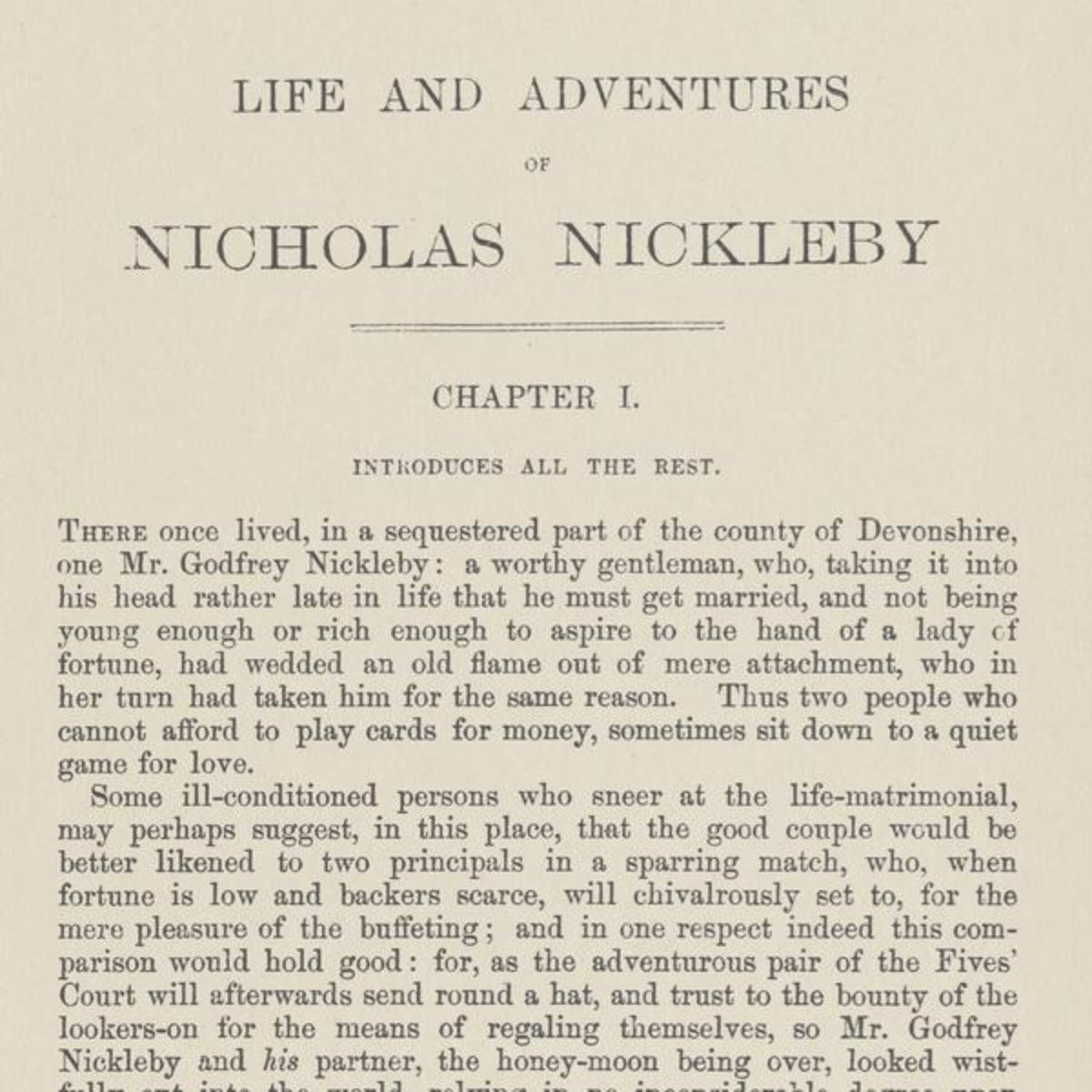 Andrew Martin | Nicholas Nickleby