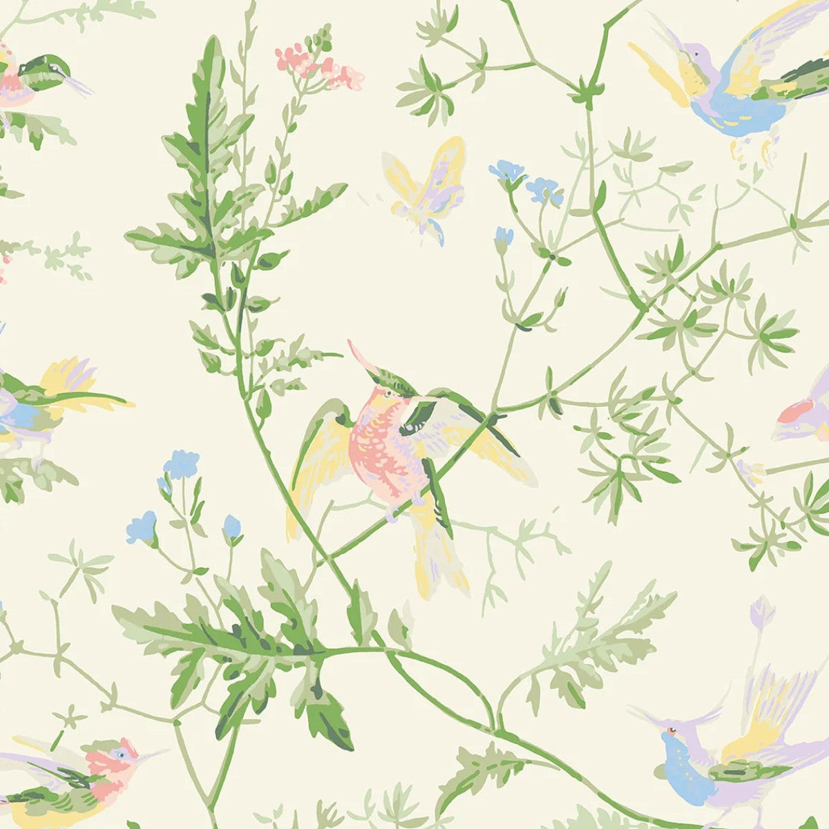 Cole & Son | Hummingbirds Silk