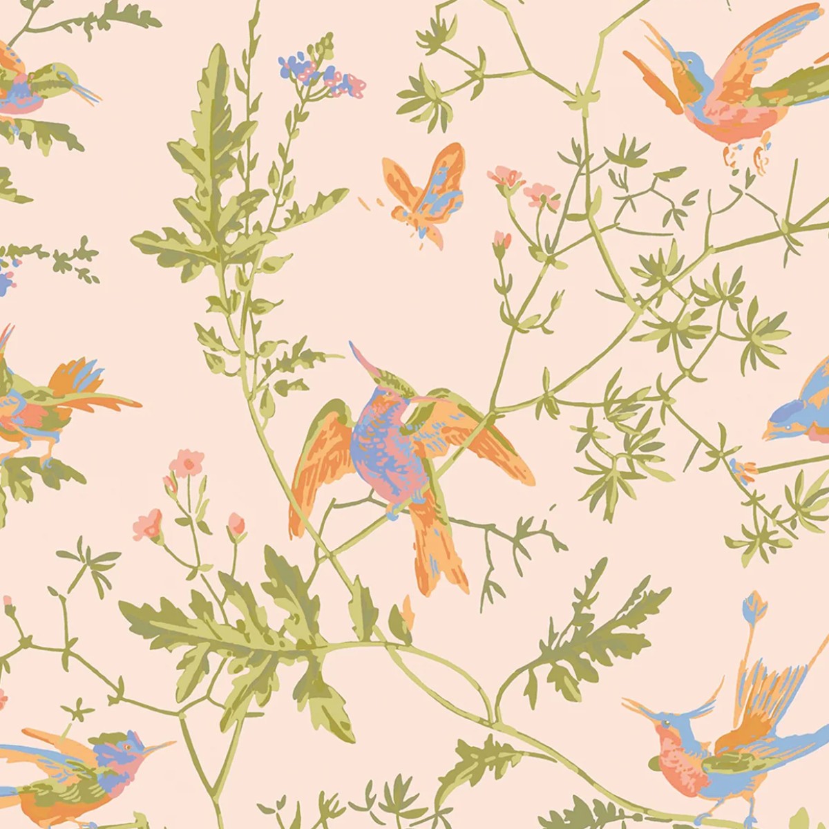 Cole & Son | Hummingbirds Cotton