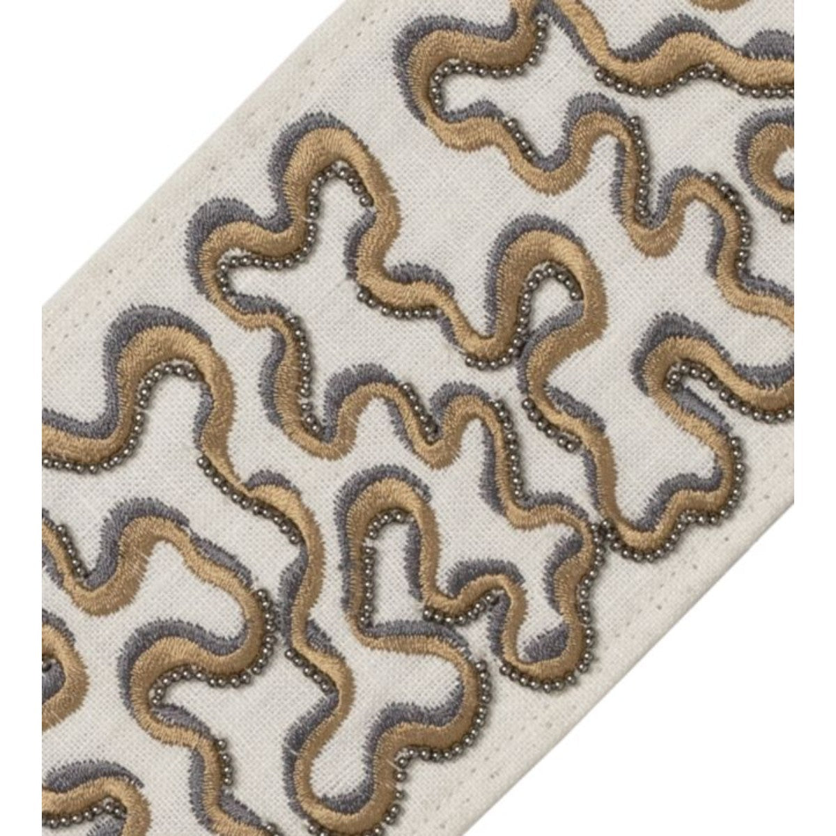 Samuel and Sons | Nebula Beaded Border Topaz