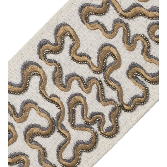 Samuel and Sons | Nebula Beaded Border Topaz