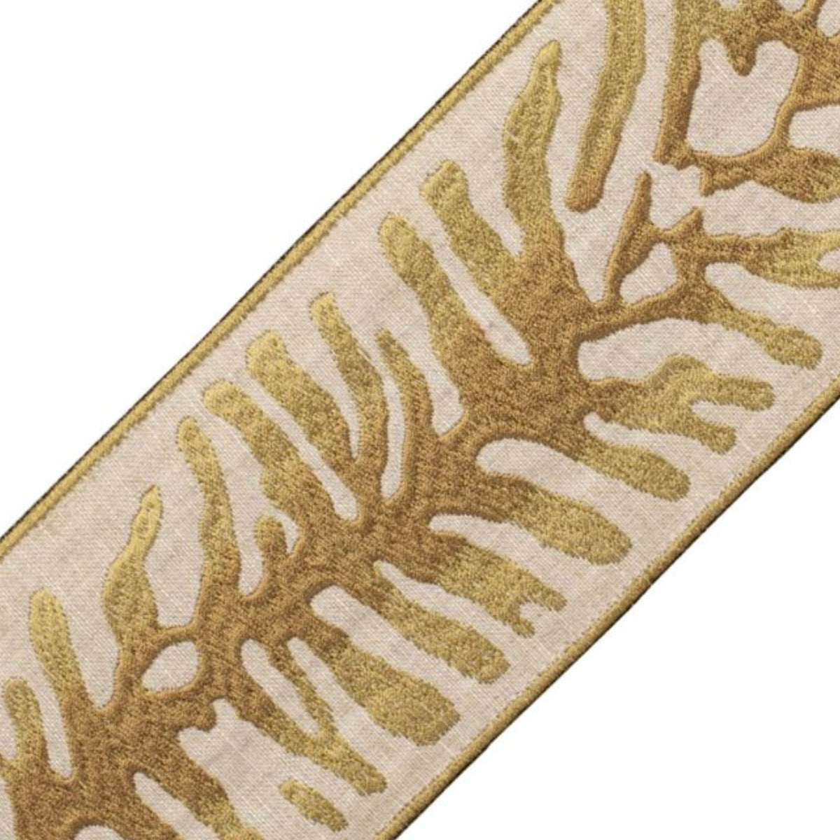 Samuel and Sons | Tahiti Embroidered Border