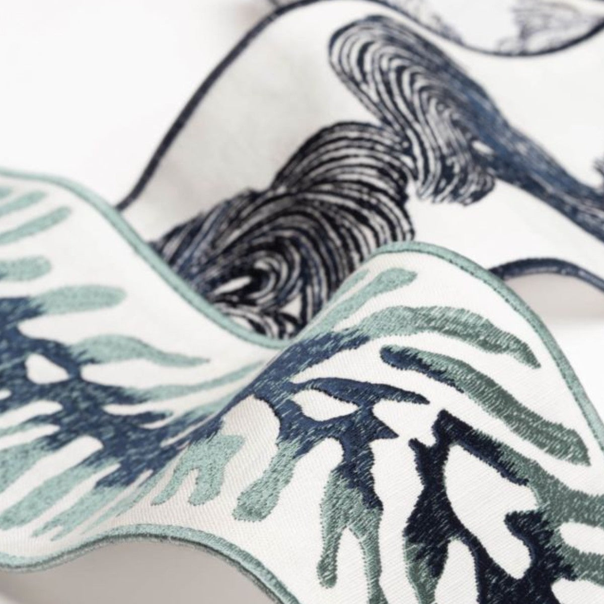Samuel and Sons | Tahiti Embroidered Border