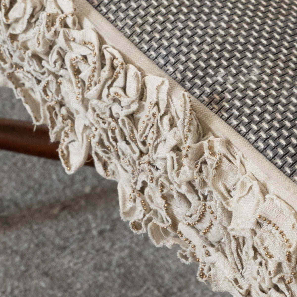 Samuel and Sons | Blossom Border Linen