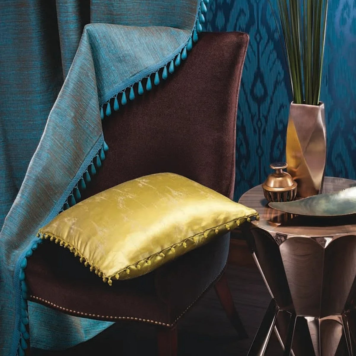 Samuel and Sons | Seychelles Wood Teardrop Fringe