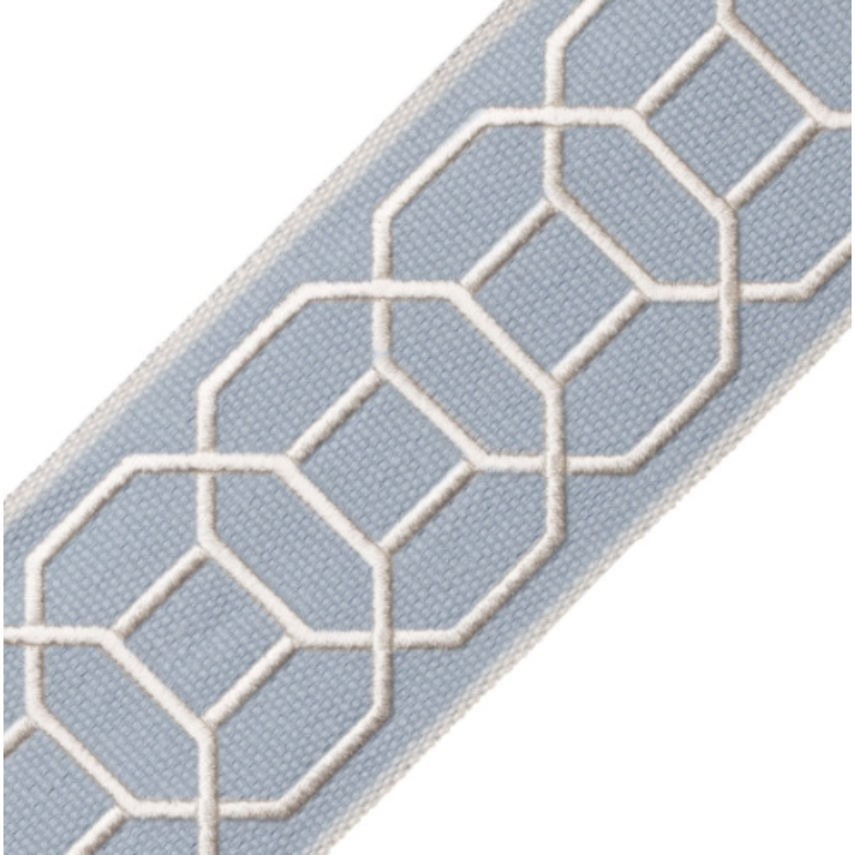 Samuel and Sons | Sakiori Embroidered Border