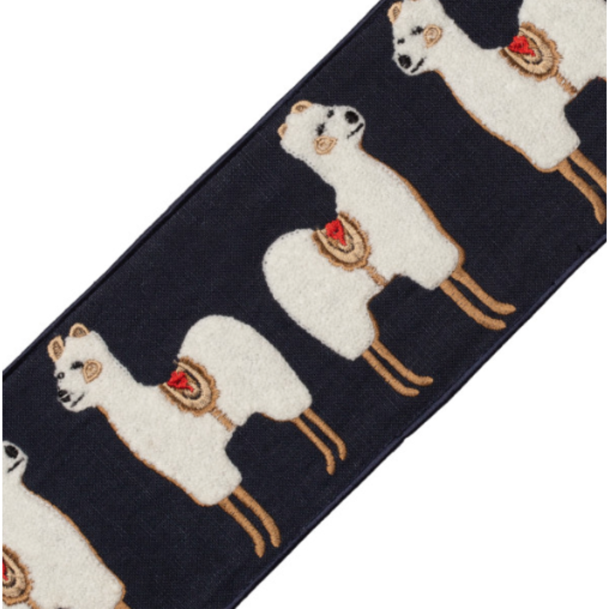 Samuel and Sons | Linen Llama Border