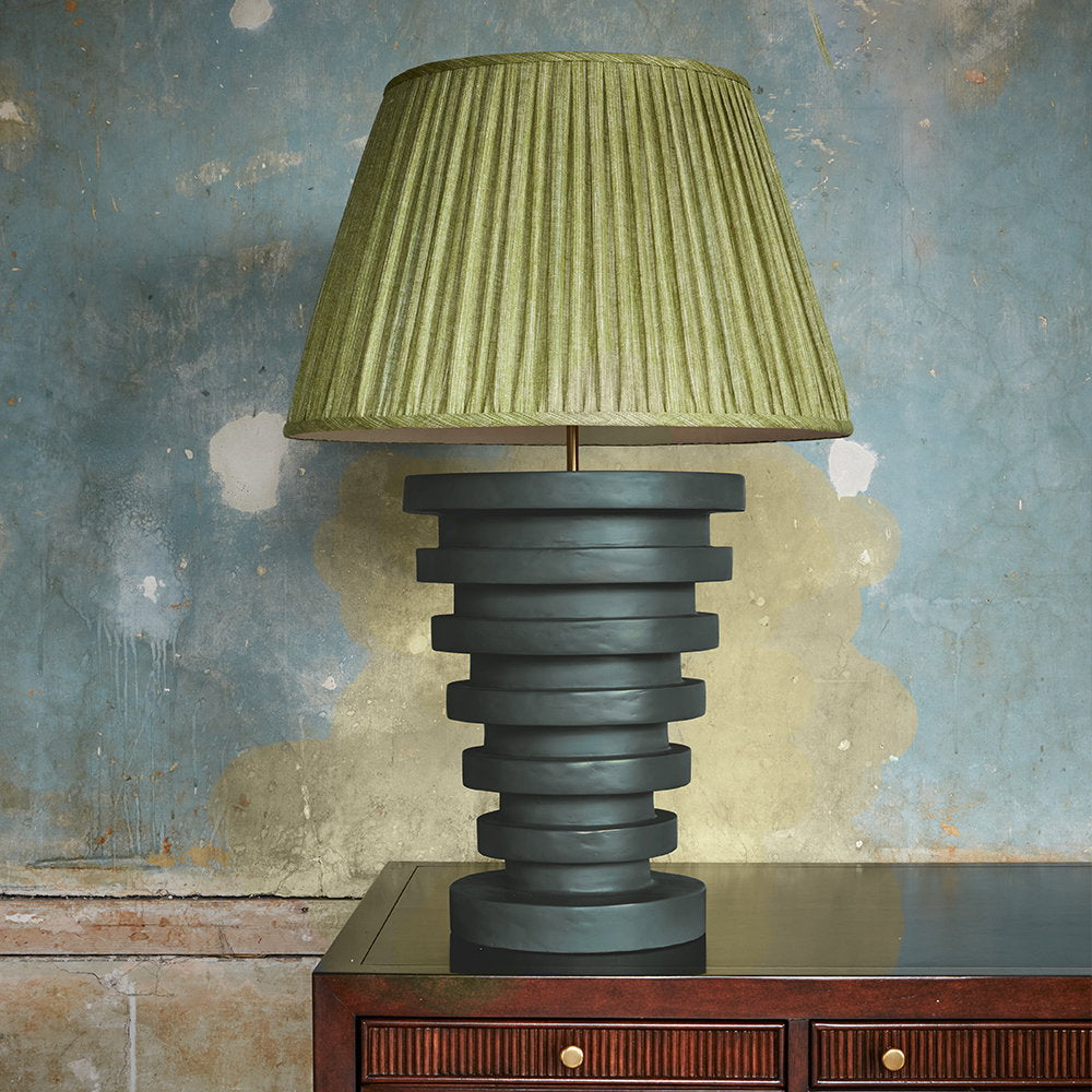 Julian Chichester | Eco Lamp - Large - Faux Jade Green Gesso