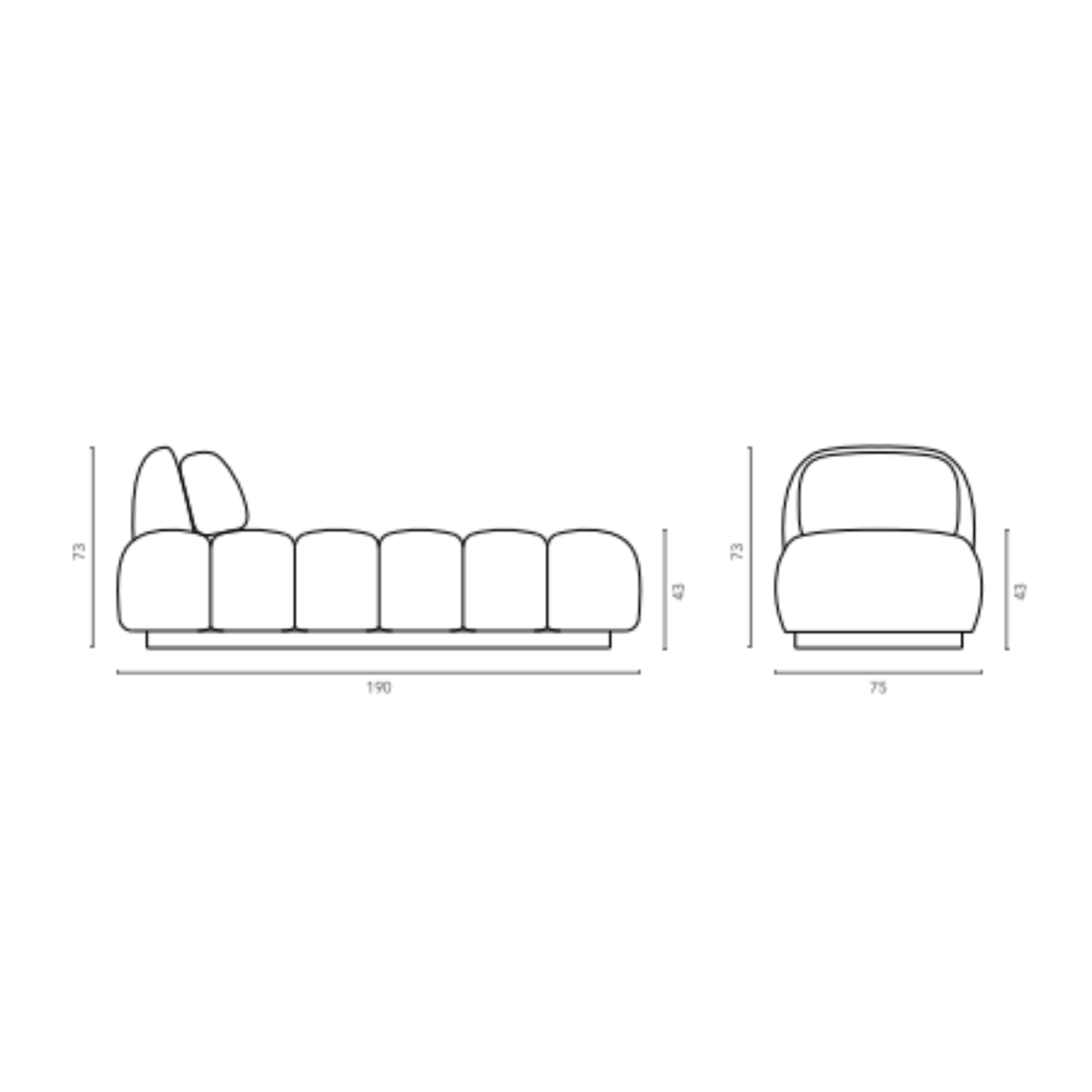 Nobilis | Meridiennes Vallon Daybed