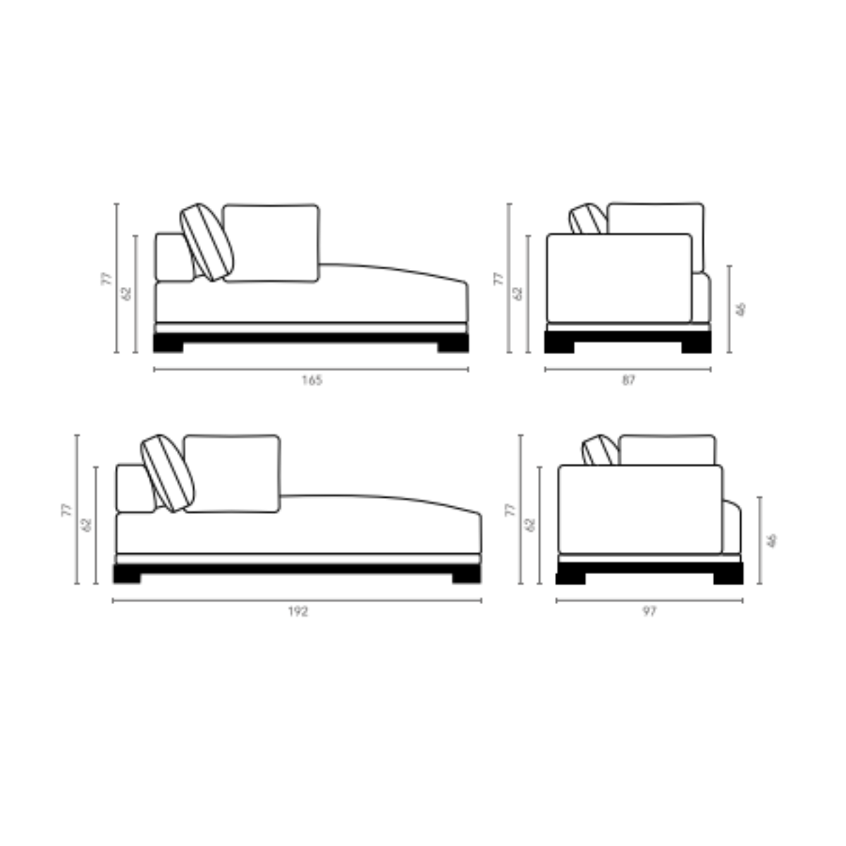 Nobilis | Meridiennes California Daybed