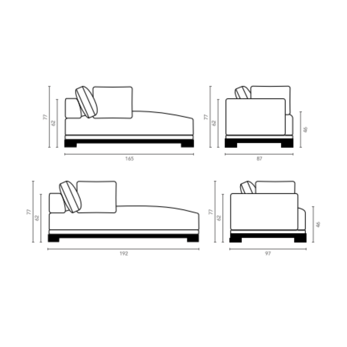 Nobilis | Meridiennes California Daybed