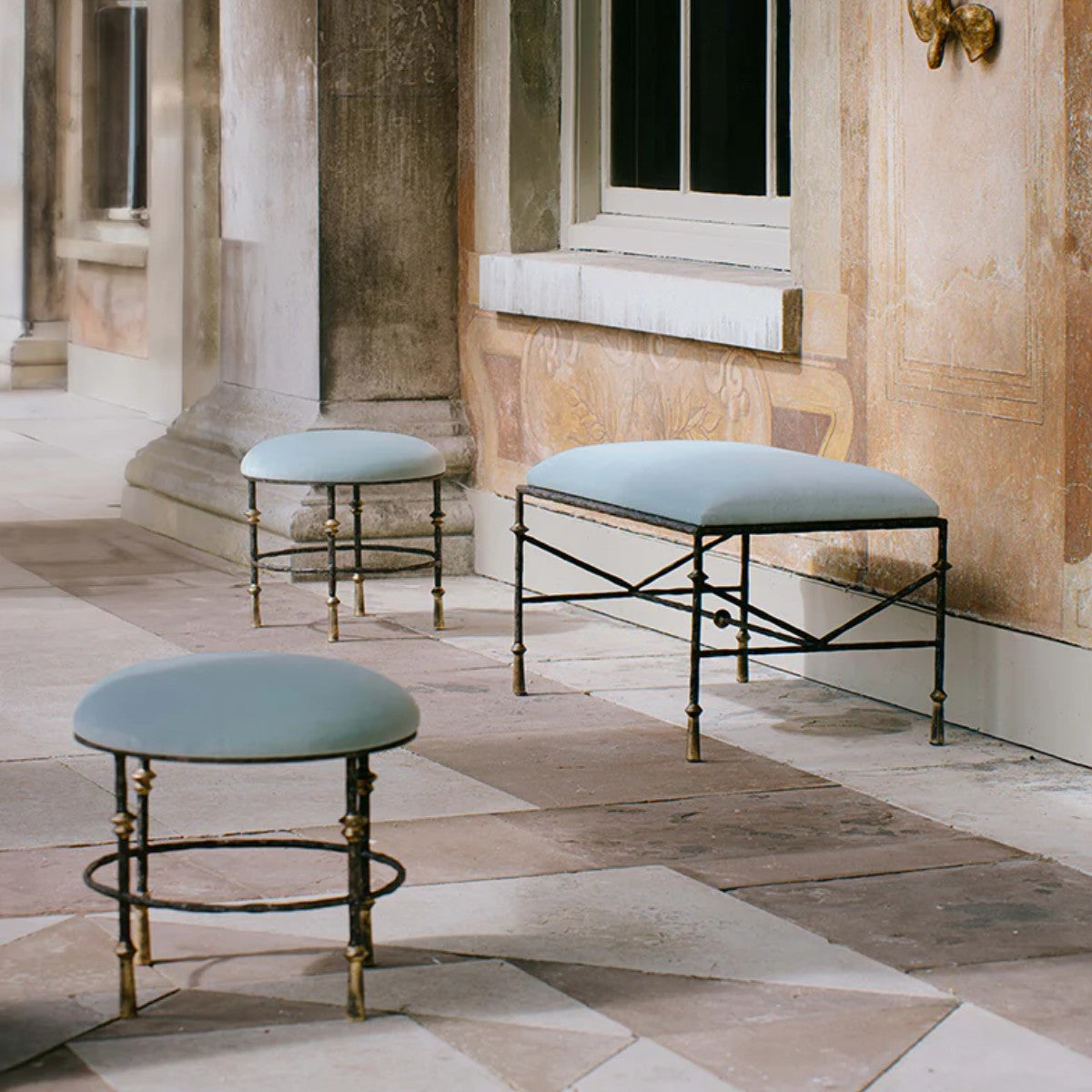 Porta Romana | Stanley Round Stool
