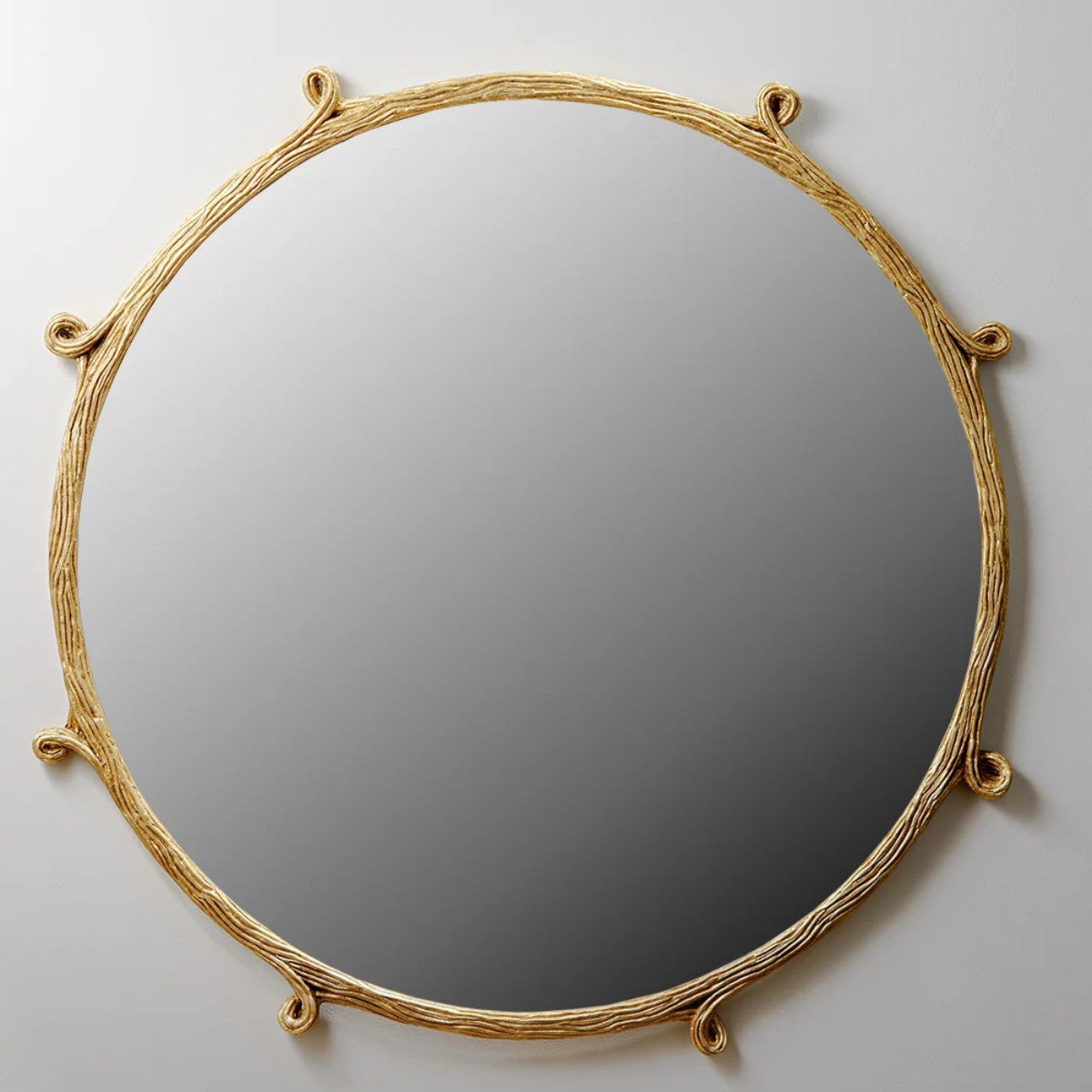 Porta Romana | Jolly Mirror Round Antique Gold