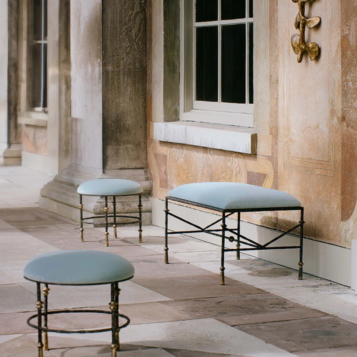 Porta Romana | Stanley Dressing Table Bench