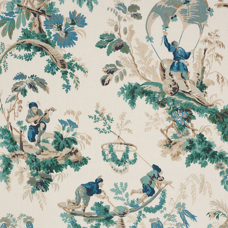 Schumacher | Plaisirs de la Chine fabric - 172854