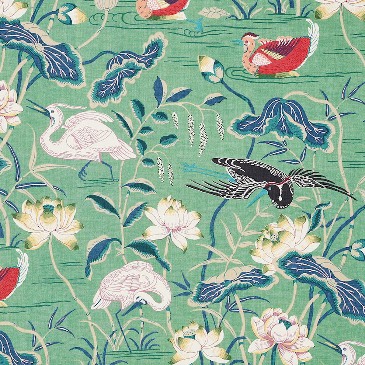 Schumacher | Lotus Garden fabric - 172935