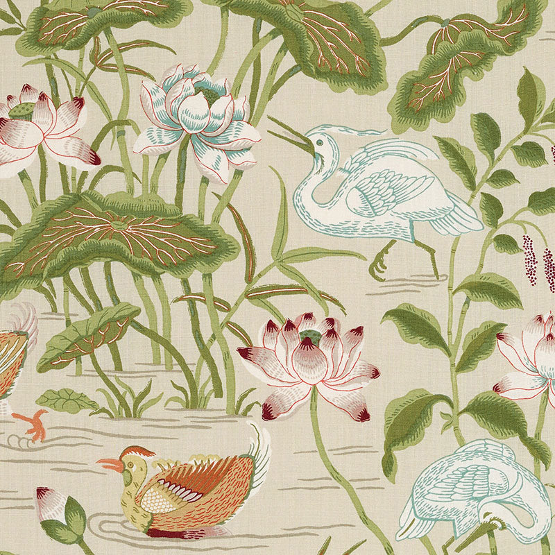 Schumacher | Lotus Garden fabric - 172936