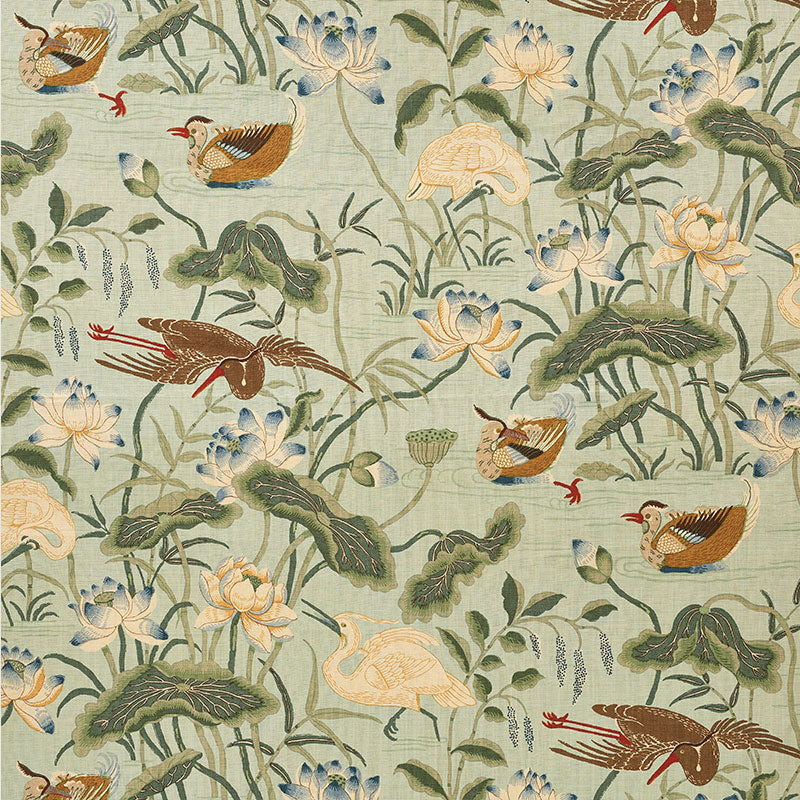 Schumacher | Lotus Garden fabric - 172938