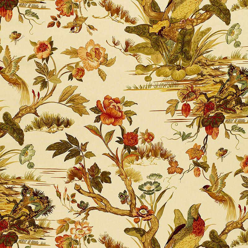 Schumacher | Le Faisan Chinoiserie fabric - 173082