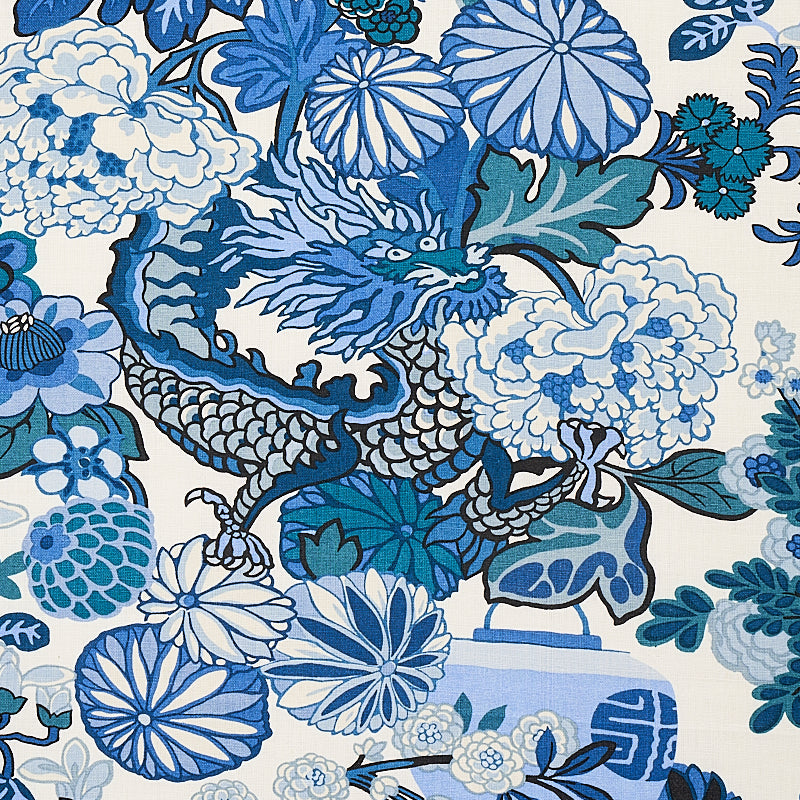 Schumacher | Chiang Mai Dragon fabric - 173272