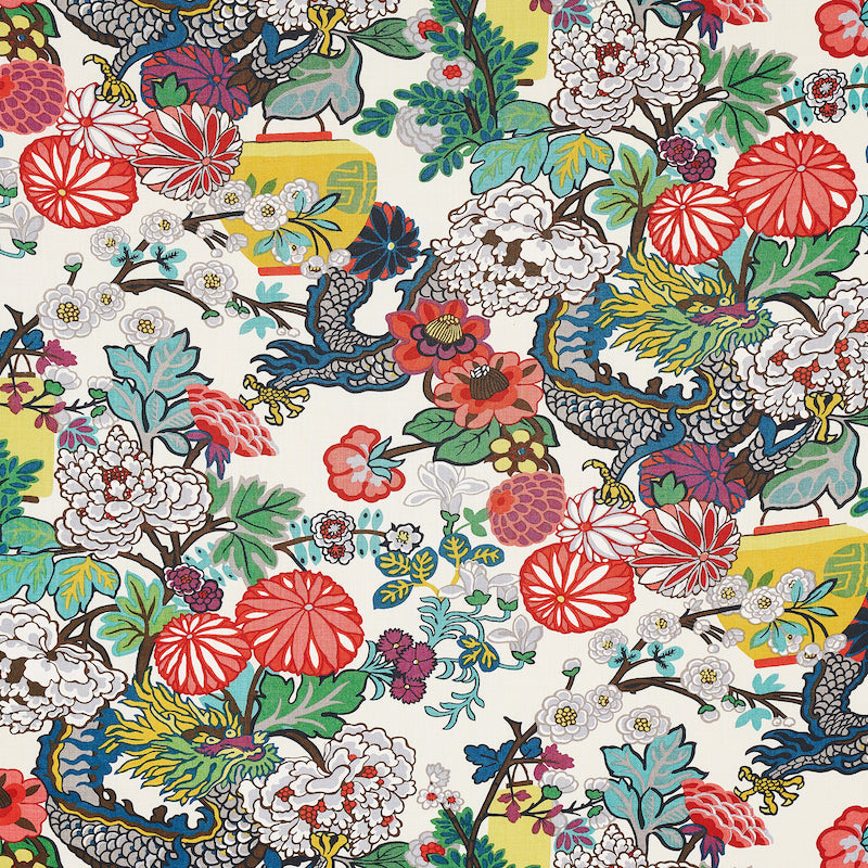 Schumacher | Chiang Mai Dragon fabric - 173273