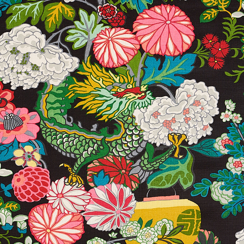 Schumacher | Chiang Mai Dragon fabric - 173275