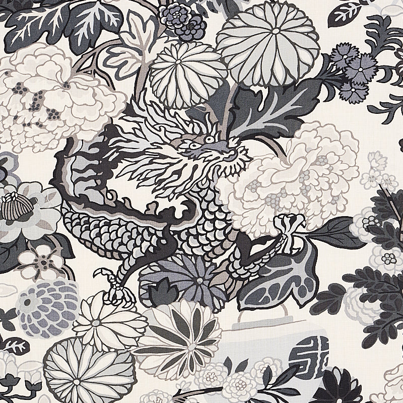 Schumacher | Chiang Mai Dragon fabric - 173276