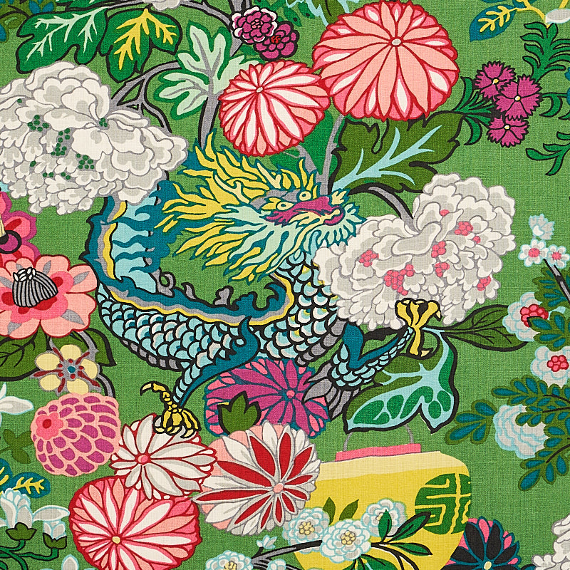 Schumacher | Chiang Mai Dragon fabric - 173277