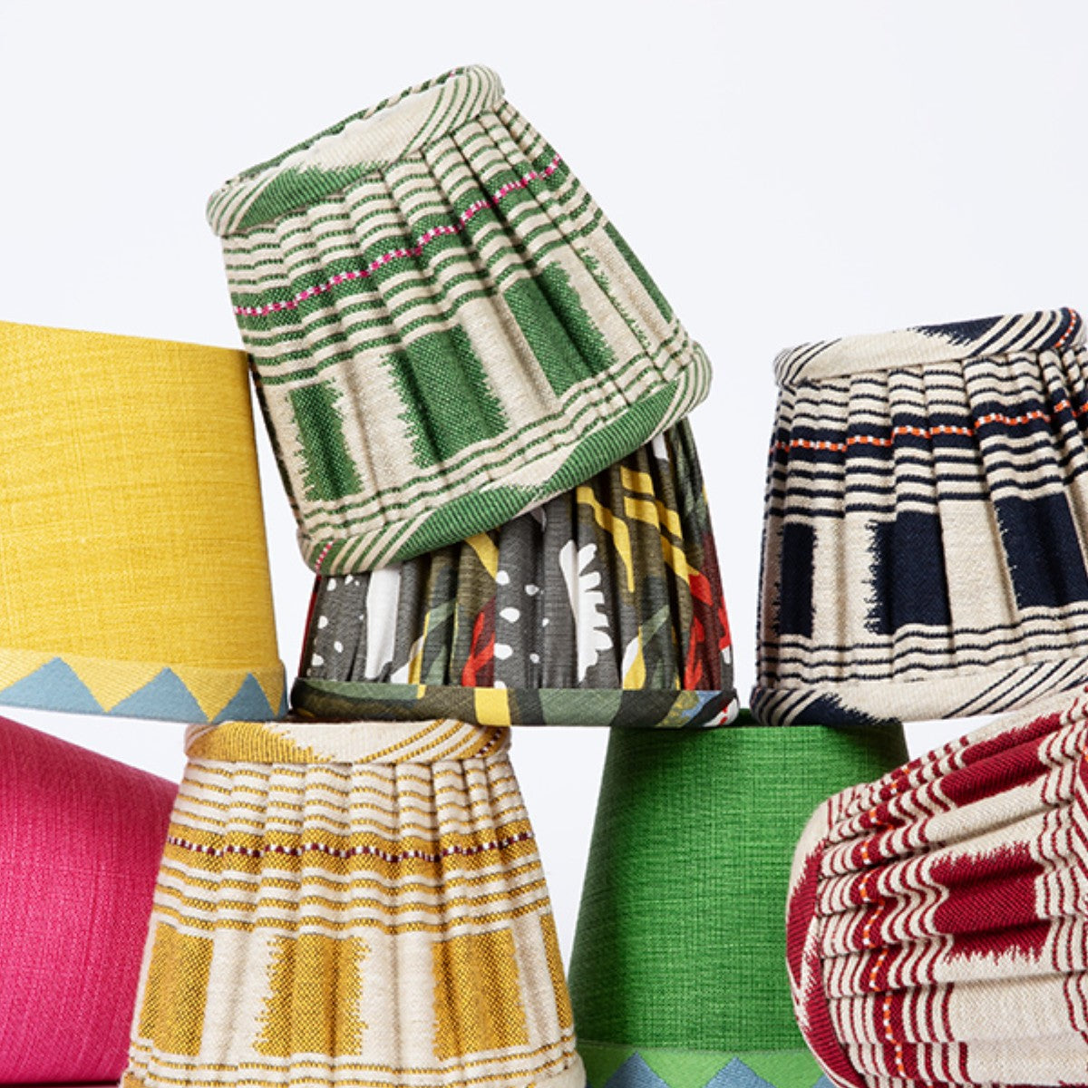 Christopher Farr Cloth | 6`` La Foret Ruby Lampshade