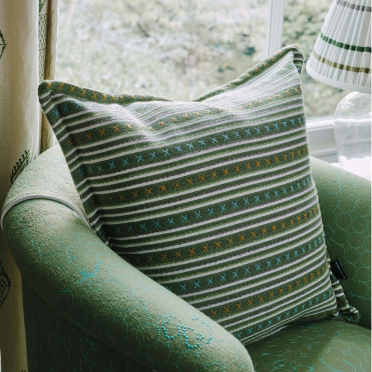 Christopher Farr Cloth | Criss Cross Cushion