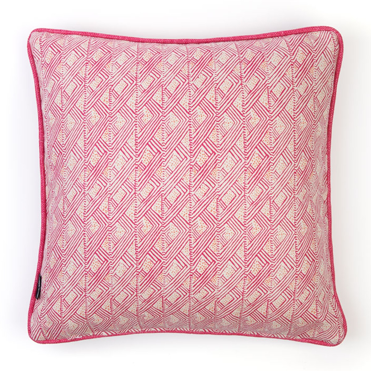 Christopher Farr Cloth |  Belge Reversible Cushion Hot Pink