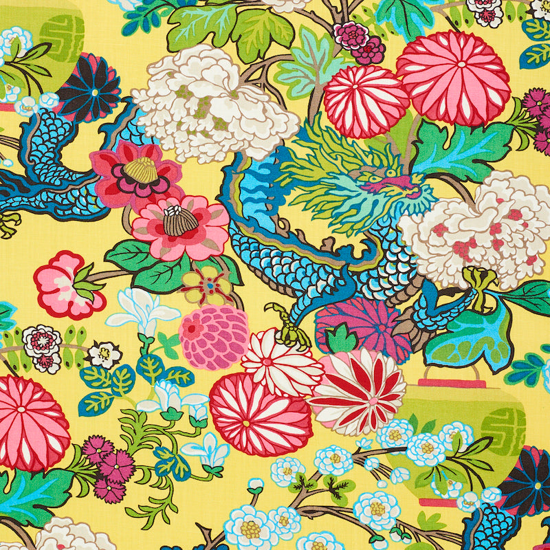 Schumacher | Chiang Mai Dragon fabric - 173281