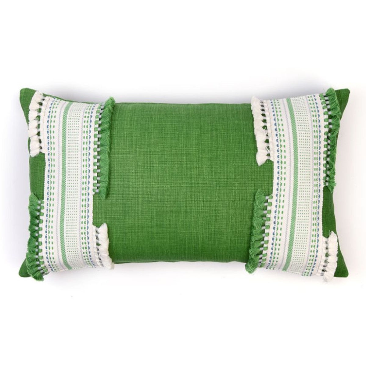 Christopher Farr Cloth | Pom Parade Cushion Green
