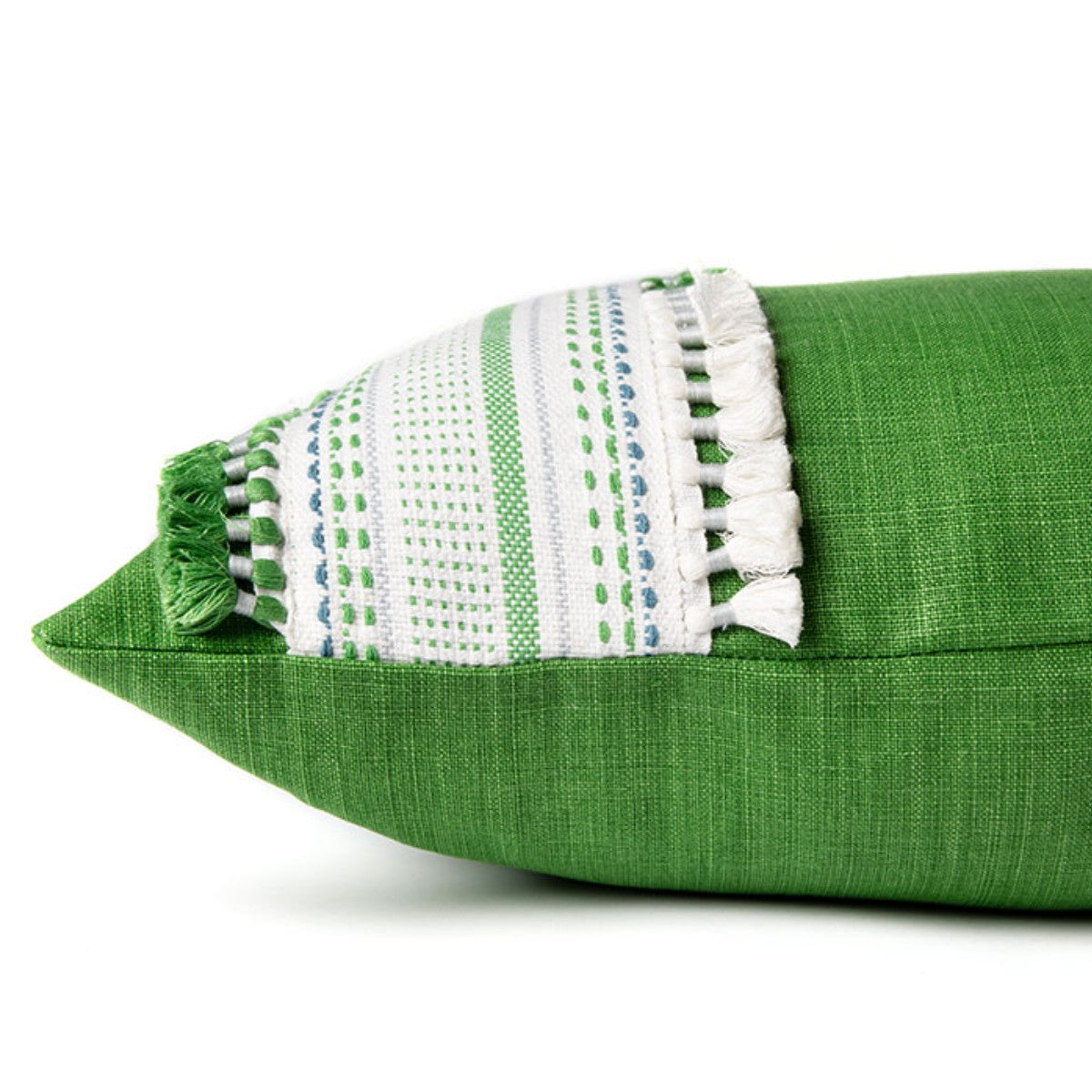 Christopher Farr Cloth | Pom Parade Cushion Green