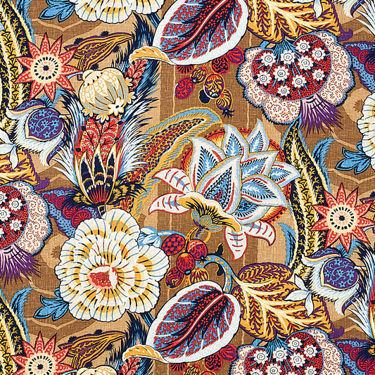 Schumacher | Zanzibar Linen Print fabric - 173520